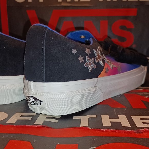 VANS Men's 8.5/Women's 10 Lampin 86 DX x Anaheim Factory Black moon stars Galaxy - Picture 2 of 12